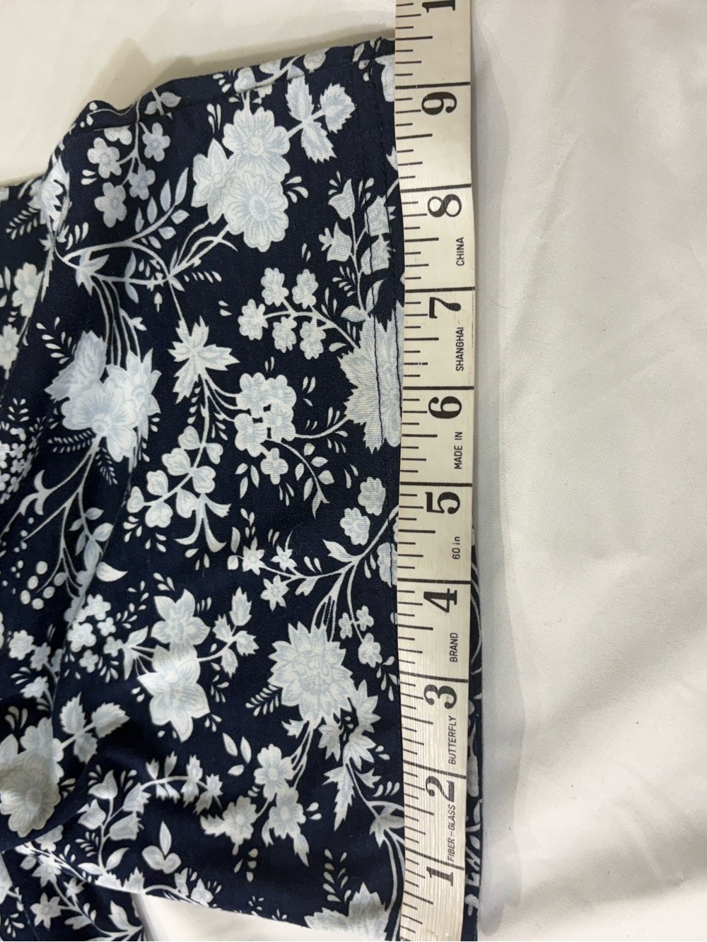 Lands' End Pajama Pants Size XL Navy White Floral Drawstring Lounge Pants - Picture 9 of 9